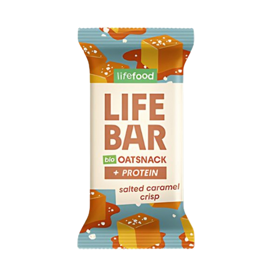 Μπάρα βρώμης - Πρωτεΐνης με Τραγανή Αλατισμένη Καραμέλα 40gr