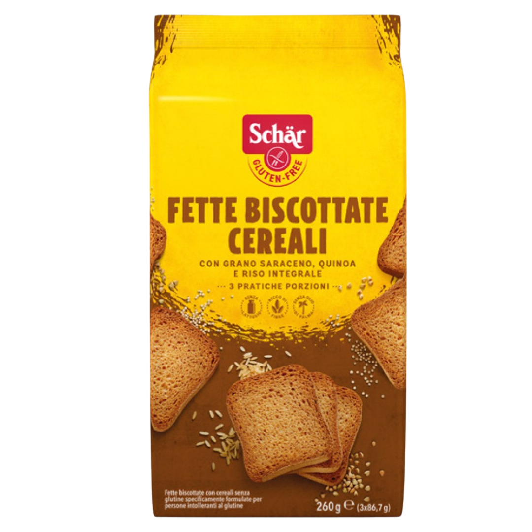 Φρυγανιές Δημητριακών Ολικής Χωρίς Γλουτένη 260gr