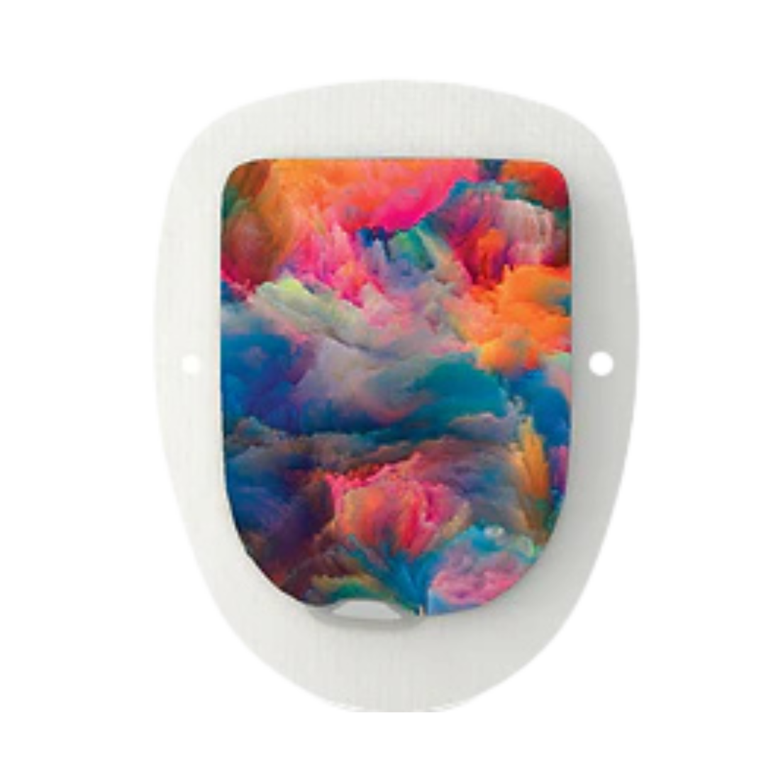 Διακοσμητικά αυτοκόλλητα για Omnipod - Brush color stickers