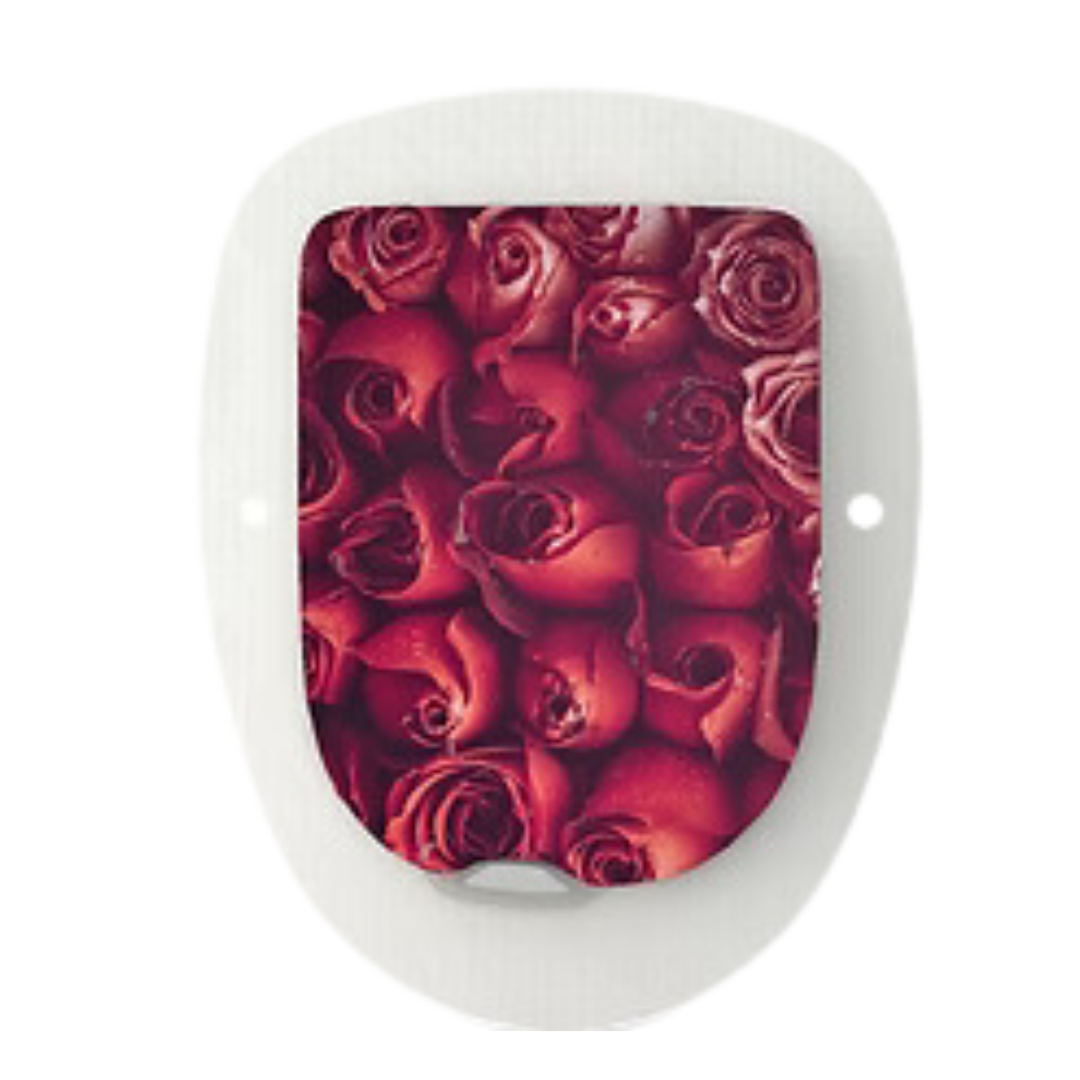 Διακοσμητικά αυτοκόλλητα για Omnipod - Red rose stickers
