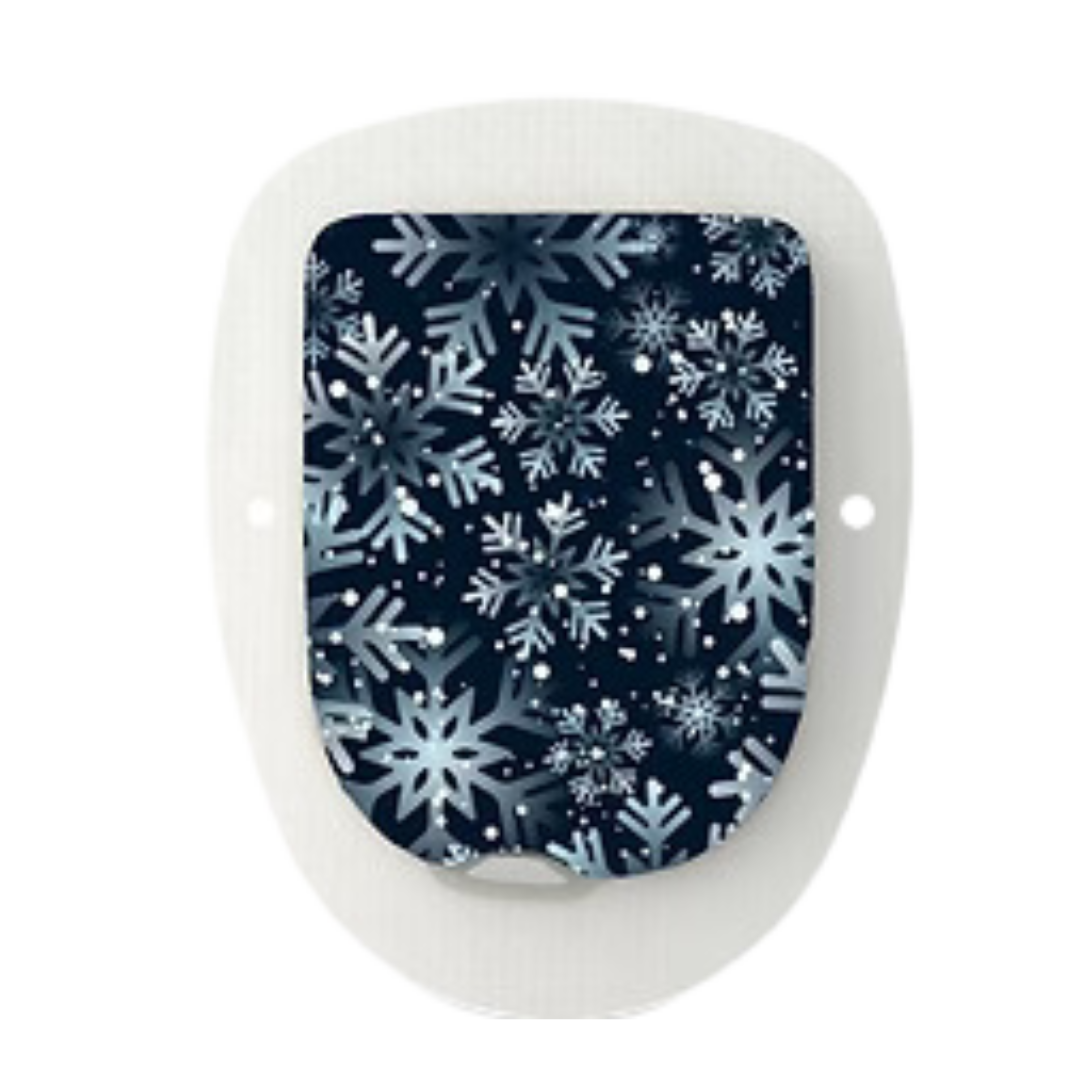 Διακοσμητικά αυτοκόλλητα για Omnipod - Snowflakes stickers