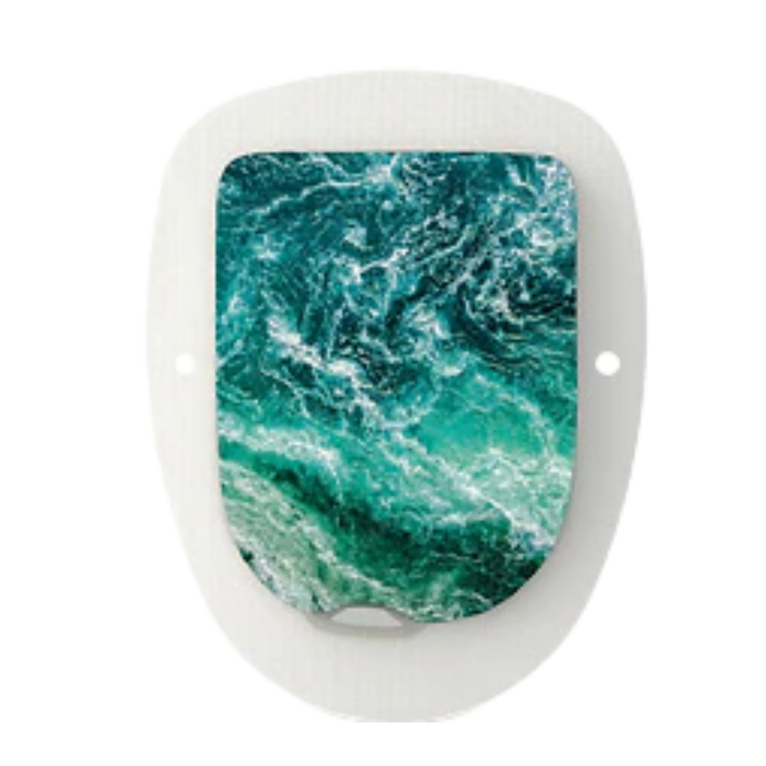 Διακοσμητικά αυτοκόλλητα για Omnipod - Rough sea stickers