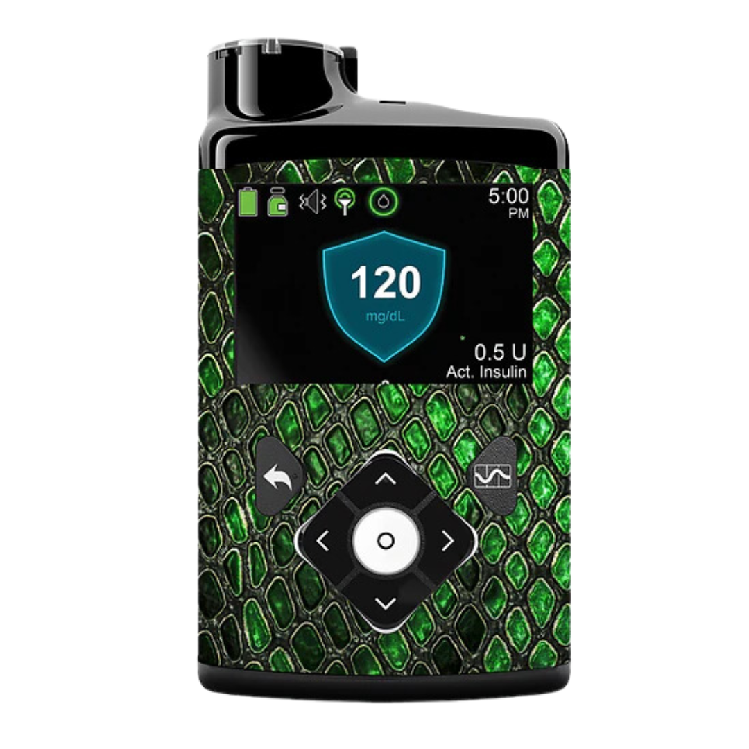 Διακοσμητικά αυτοκόλλητα για αντλία Medtronic 640g/670g/780g - Snake stickers