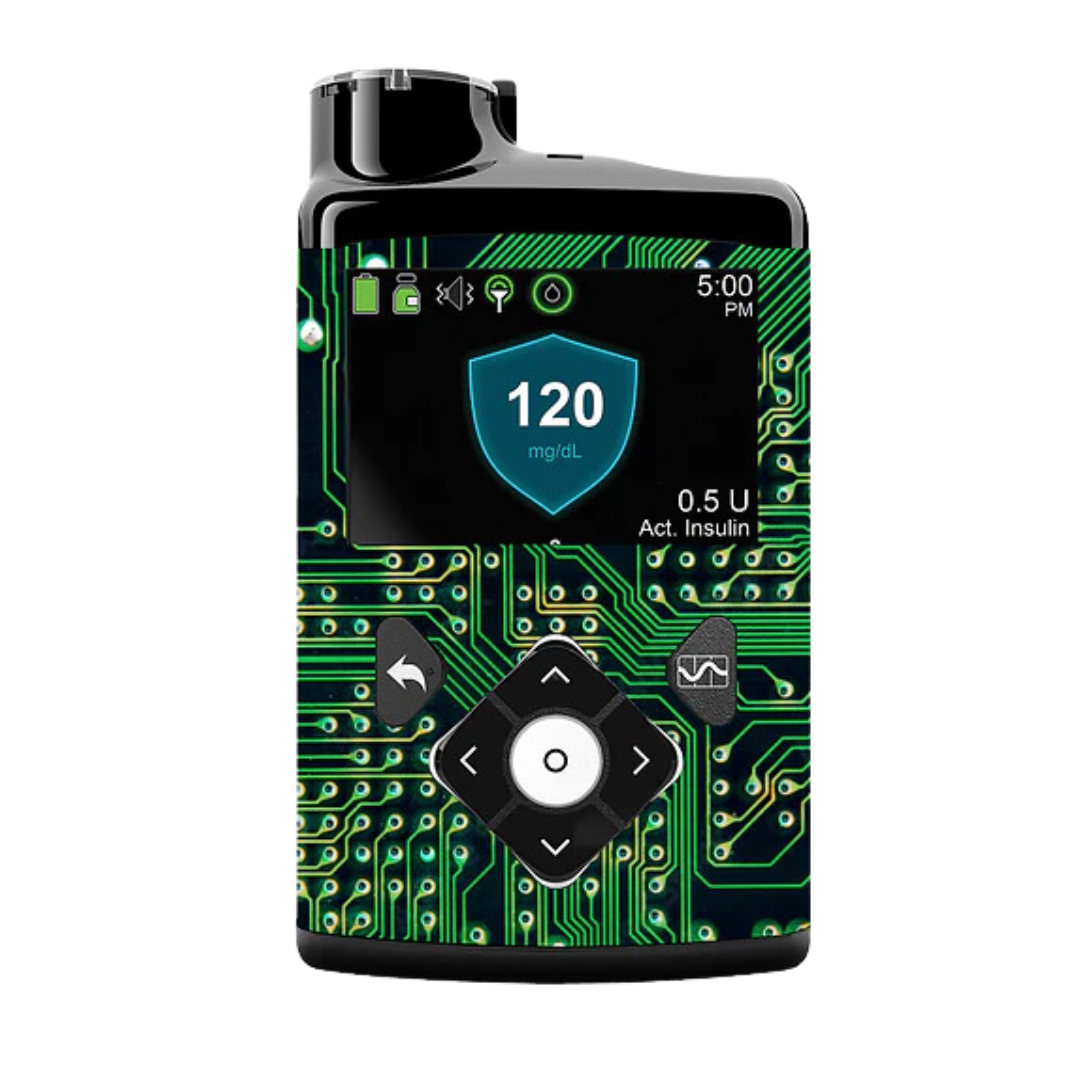 Διακοσμητικά αυτοκόλλητα για αντλία Medtronic 640g/670g/780g - Stickers microchip