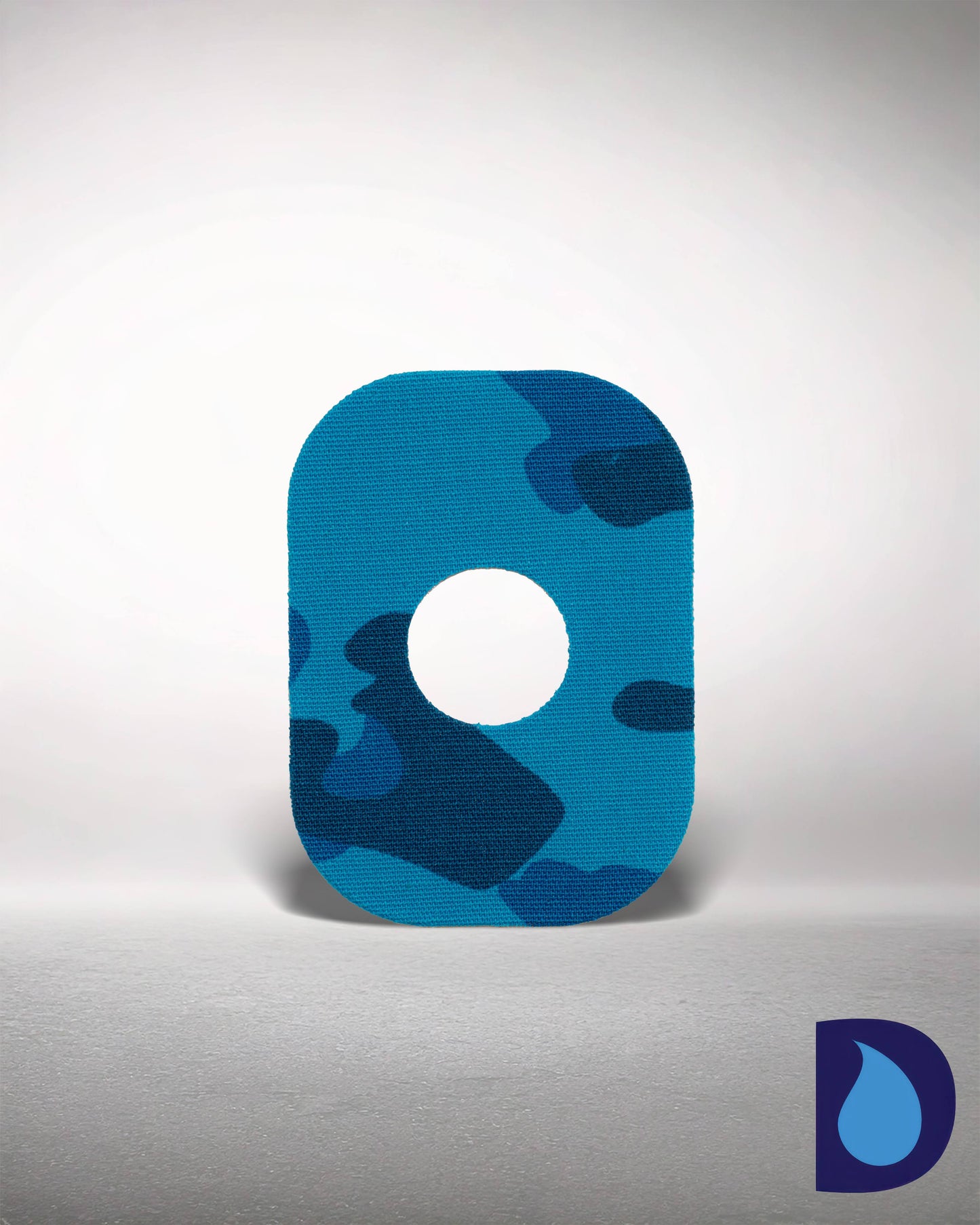Αυτοκόλλητα (9,5x7cm) - Μεγάλη Οπή, 2 τεμάχια Blue Camo