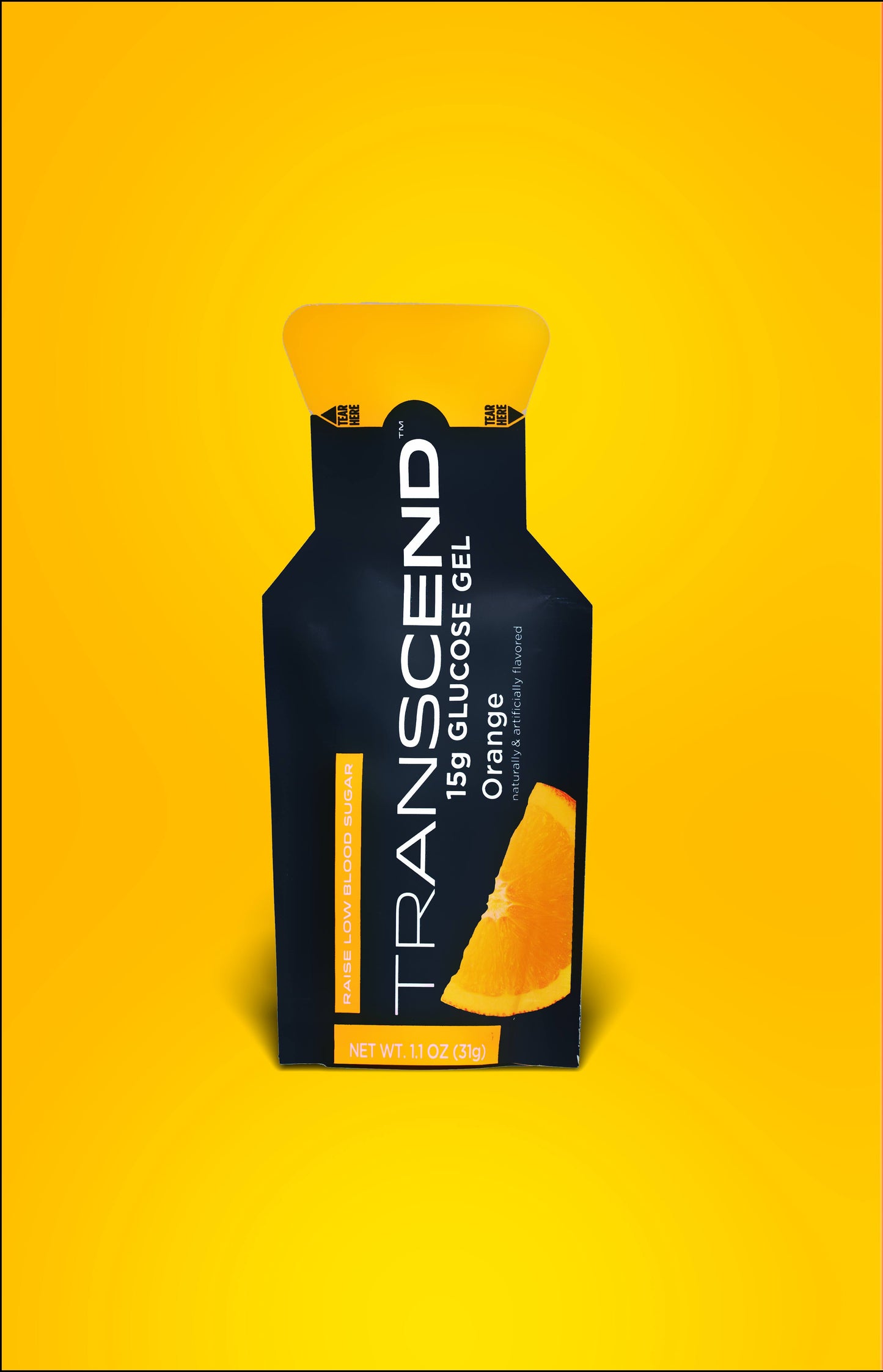 Transcend Glucose Gel Τζελ Γλυκόζης, Πορτοκάλι