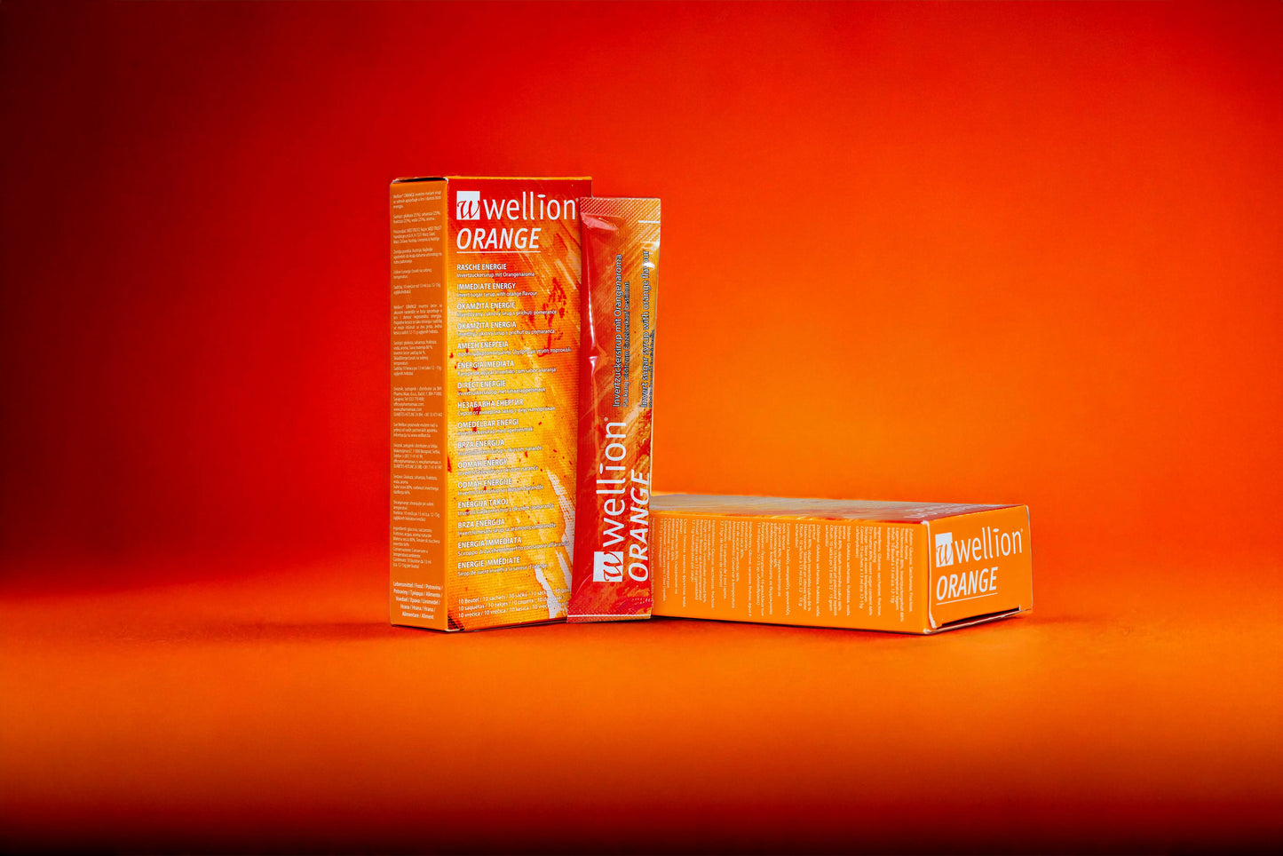 Wellion Υγρή Ζάχαρη Με Γεύση Πορτοκάλι, 10 φακελάκια