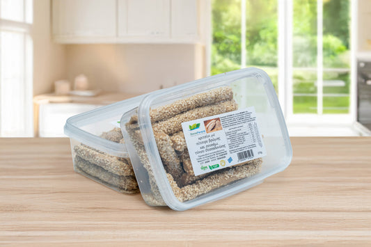 Κριτσίνι με πίτουρο βρώμης & Σουσάμι τύπου "Θεσσαλονίκης"