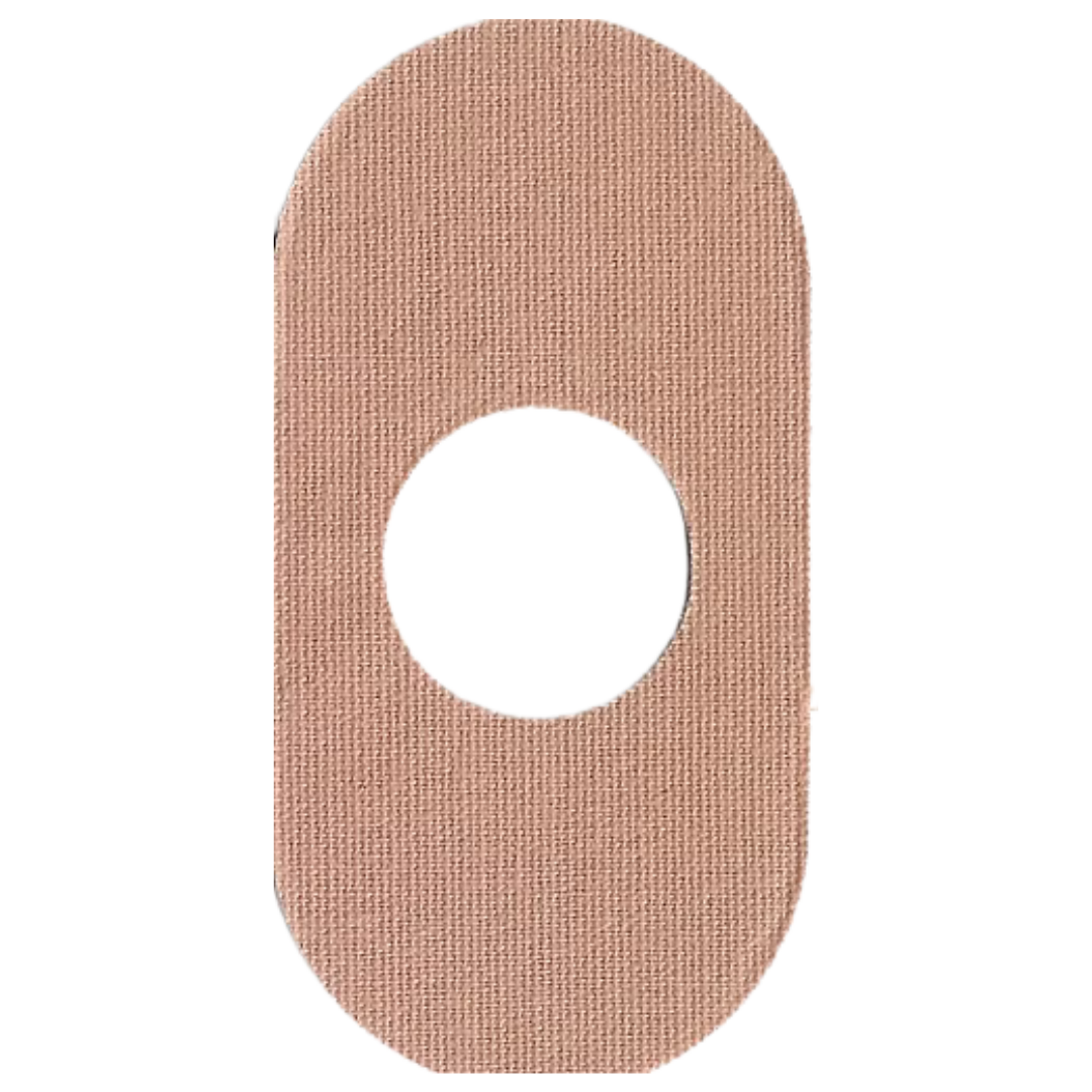 Αυτοκόλλητα (9,5x4,5cm) - Μεγάλη Οπή, 2 τεμάχια Μπεζ