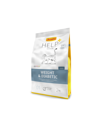 Josera Κλινική Δίαιτα Γάτας Help Weight & Diabetic Cat Dry 2kg