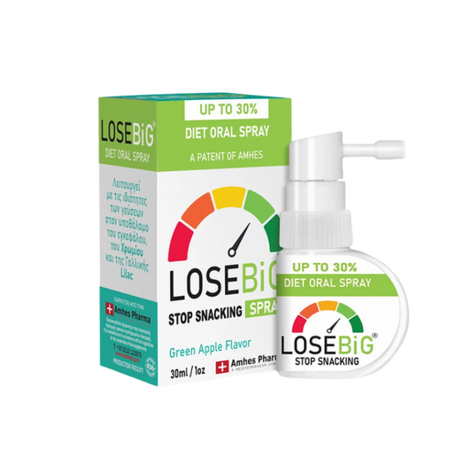 LOSEBiG Spray με γεύση Πράσινο Μήλο 30ml