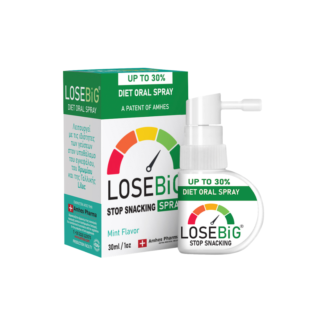LOSEBiG Spray με γεύση Μέντα 30ml