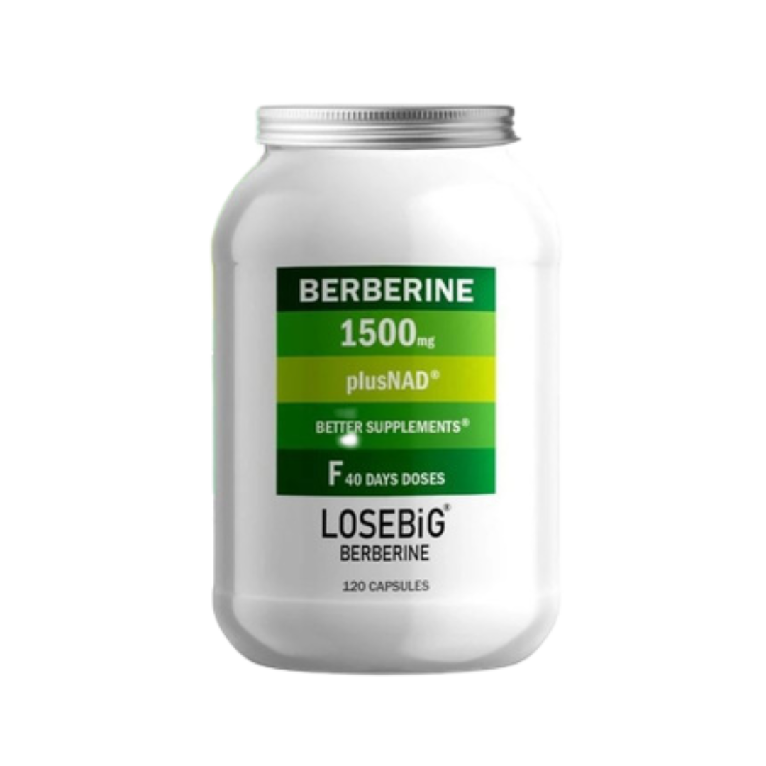 LOSEBiG Berberine 1500mg Plus Nad 120caps
