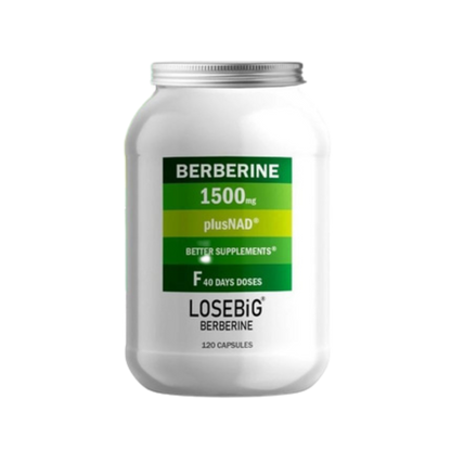 LOSEBiG Berberine 1500mg Plus Nad 120caps