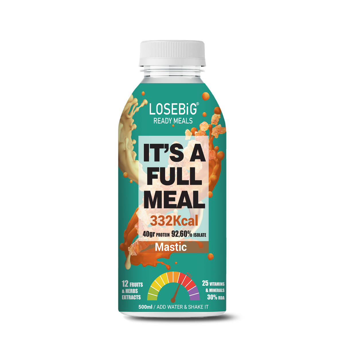 LOSEBiG Mastic – Πλήρες Υγιεινό Γεύμα για τον Έλεγχο του Σωματικού Βάρους, 332 Kcal