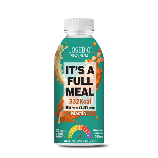 LOSEBiG Mastic – Πλήρες Υγιεινό Γεύμα για τον Έλεγχο του Σωματικού Βάρους, 332 Kcal