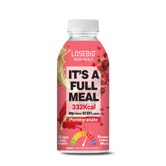 LOSEBiG Pomegranate – Πλήρες Υγιεινό Γεύμα για τον Έλεγχο του Σωματικού Βάρους, 332 Kcal