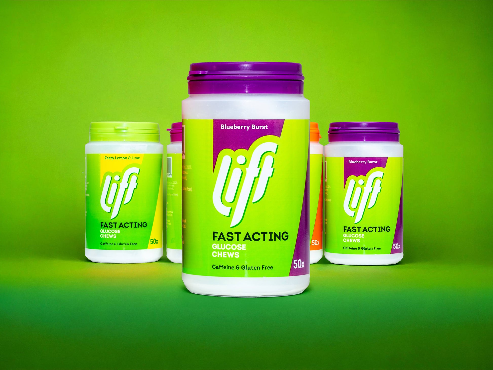 Gluco Lift – 50 Ταμπλέτες Γλυκόζης, Μύρτιλο