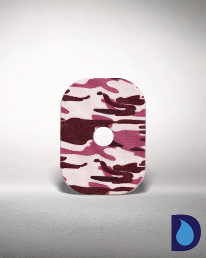 Αυτοκόλλητα (9,5x7cm) - Μικρή Οπή, 2 τεμάχια Pink Camo