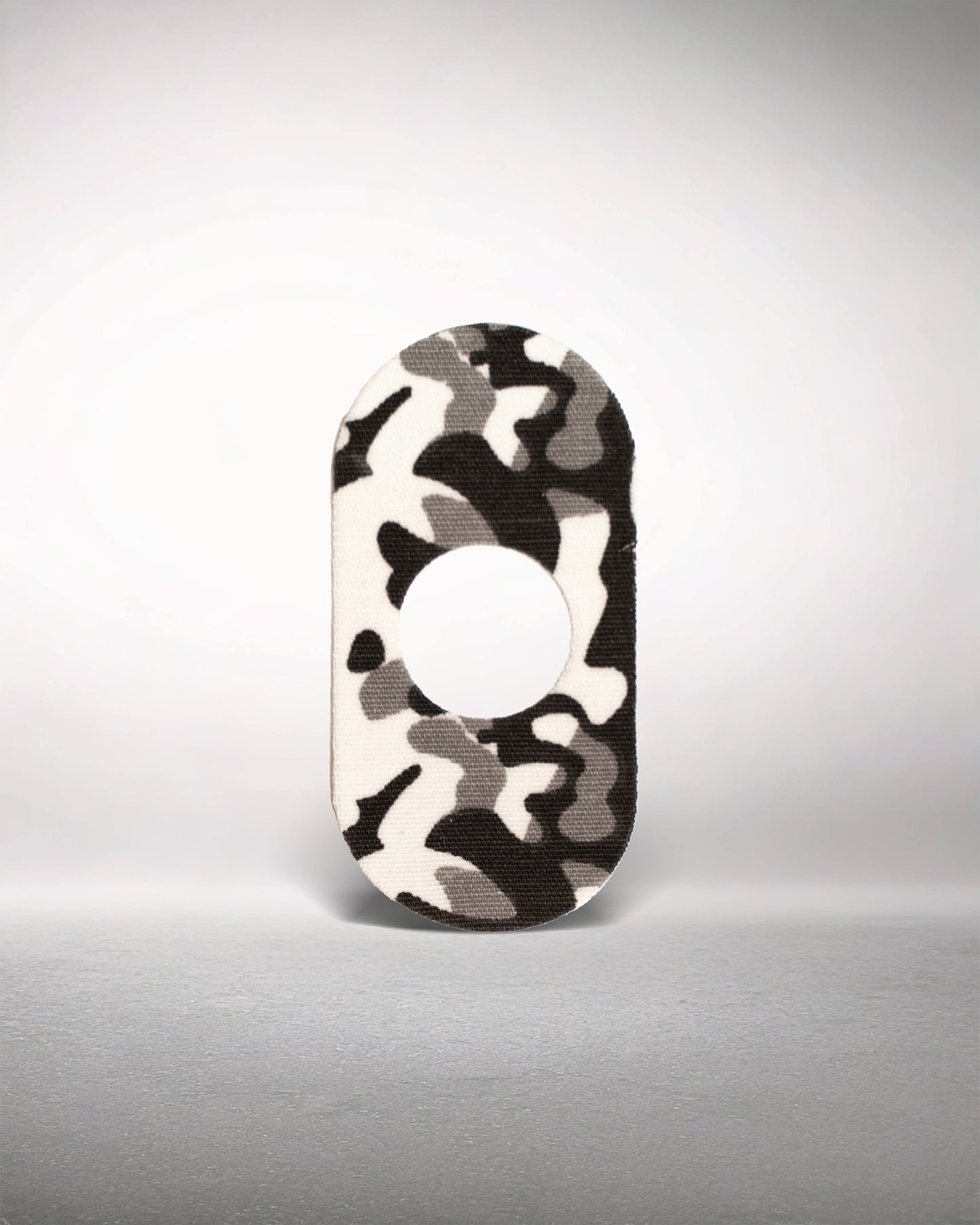 Αυτοκόλλητα (9,5x4,5cm) - Μεγάλη Οπή, 2 τεμάχια Grey Camo