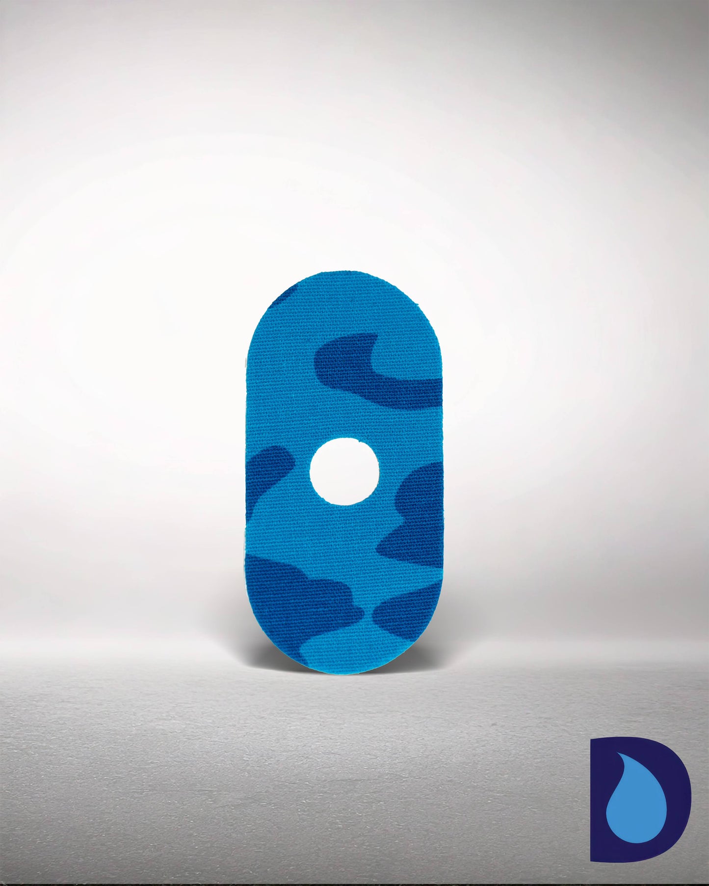 Αυτοκόλλητα (9,5x4,5cm) - Μικρή Οπή, 2 τεμάχια Blue Camo