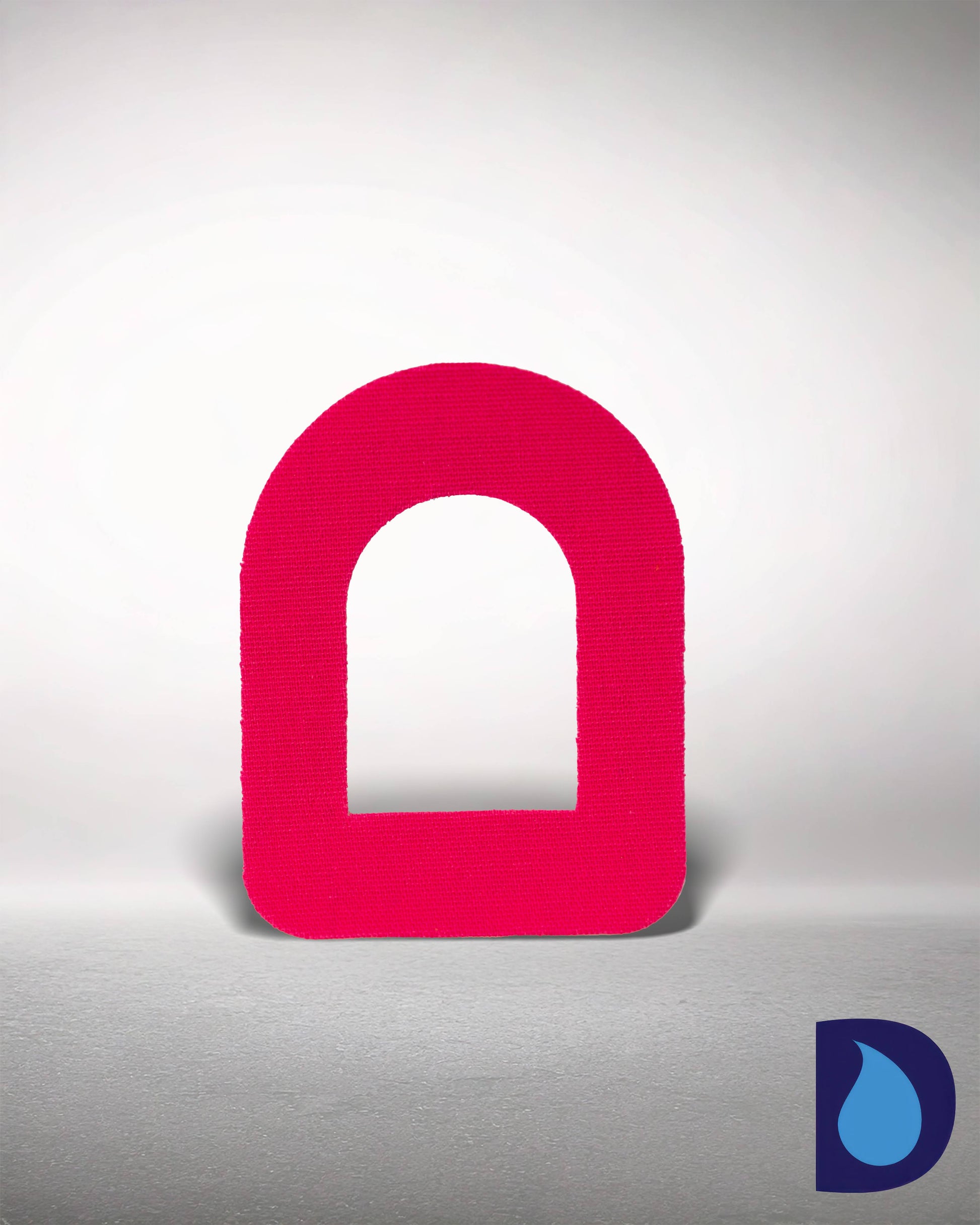 Αυτοκόλλητα Σχήμα D για Omnipod DASH - Συσκευασία 2 τεμαχίων Ροζ