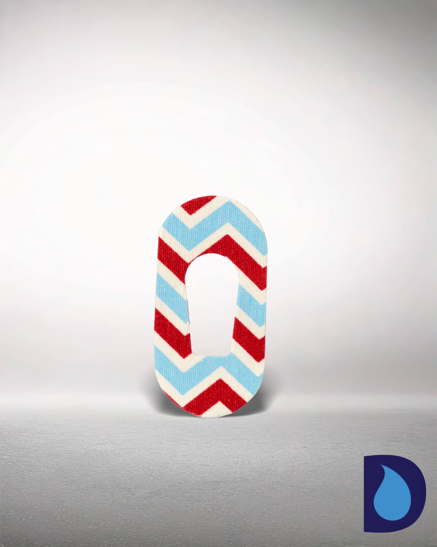 Αυτοκόλλητα (9,5x4,5cm) - Συσκευασία 2 τεμαχίων Blue Red