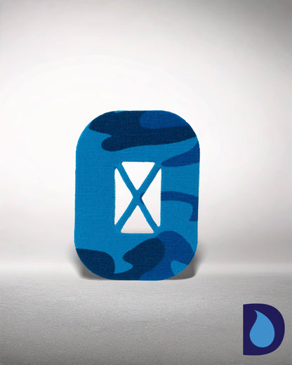 Αυτοκόλλητα Extra Προστασία (9,5x7cm) - Συσκευασία 2 τεμαχίων Blue Camo