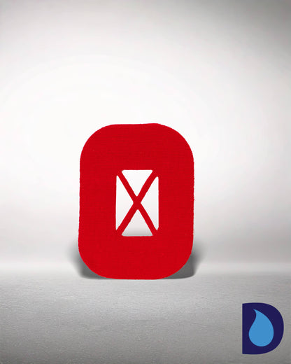 Αυτοκόλλητα Extra Προστασία (9,5x7cm) - Συσκευασία 2 τεμαχίων Κόκκινο