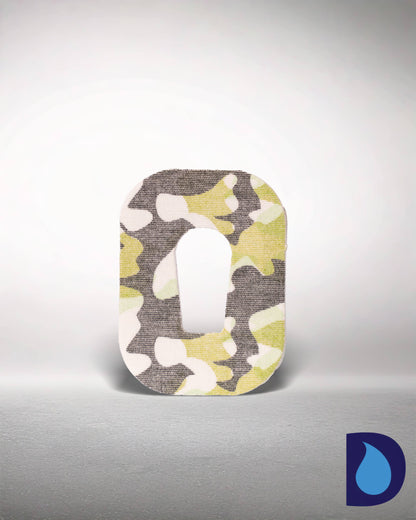 Αυτοκόλλητα (9,5x7cm) - Συσκευασία 2 τεμαχίων Green Camo
