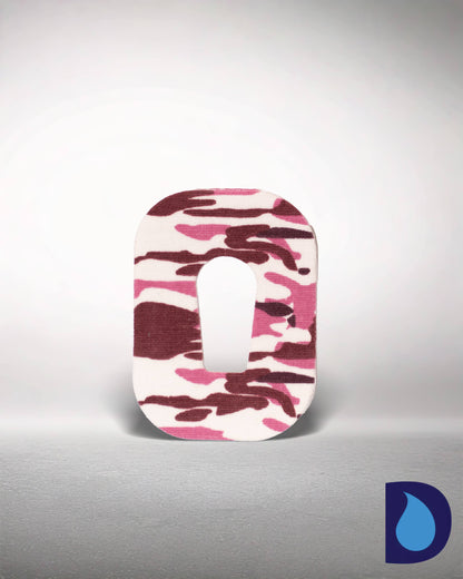 Αυτοκόλλητα (9,5x7cm) - Συσκευασία 2 τεμαχίων Pink Camo