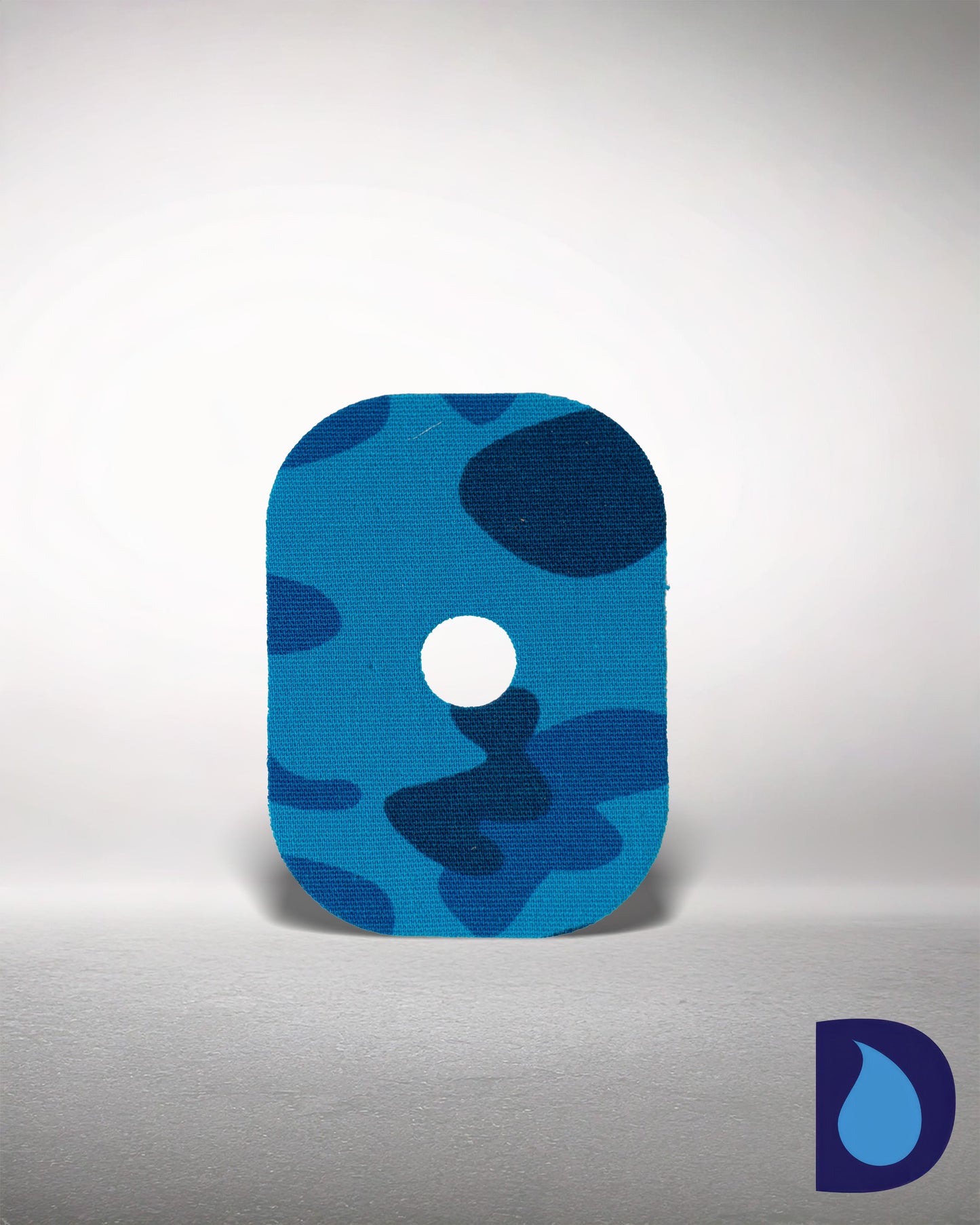 Αυτοκόλλητα (9,5x7cm) - Μικρή Οπή, 2 τεμάχια Blue Camo