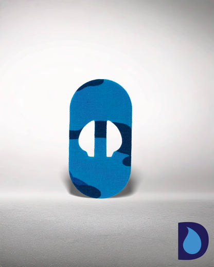 Αυτοκόλλητα (9,5x4,5cm) - Συσκευασία 2 τεμαχίων Blue Camo