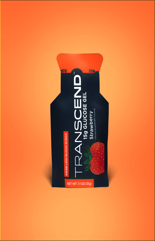 Transcend Glucose Gel Τζελ Γλυκόζης, Φράουλα