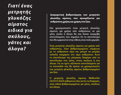 Wellion GLUCO CALEA Ταινίες Μέτρησης Σακχάρου (50 τμχ) - Για Σκύλους & Γάτες