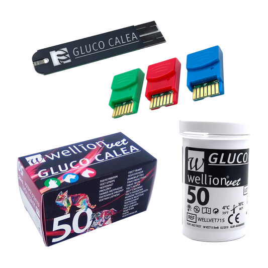 Wellion GLUCO CALEA Ταινίες Μέτρησης Σακχάρου (50 τμχ) - Για Σκύλους & Γάτες