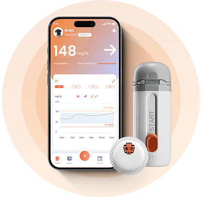 FurCarer CGM - Σύστημα Συνεχούς Παρακολούθησης Γλυκόζης Για Κατοικίδια